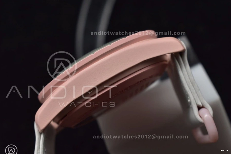 Omega Venus Strap Nylon x to Quartz Moonwatch on Mission Swatch Bioceramic 1218